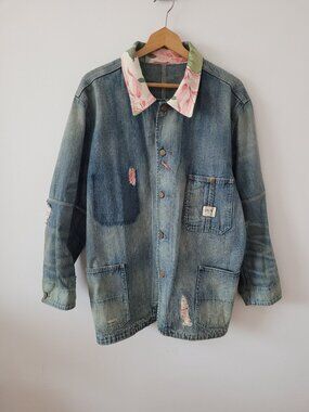 Ralph Lauren "Denim & Supply" Customized Jean/Denim Jacket-XL/XXL